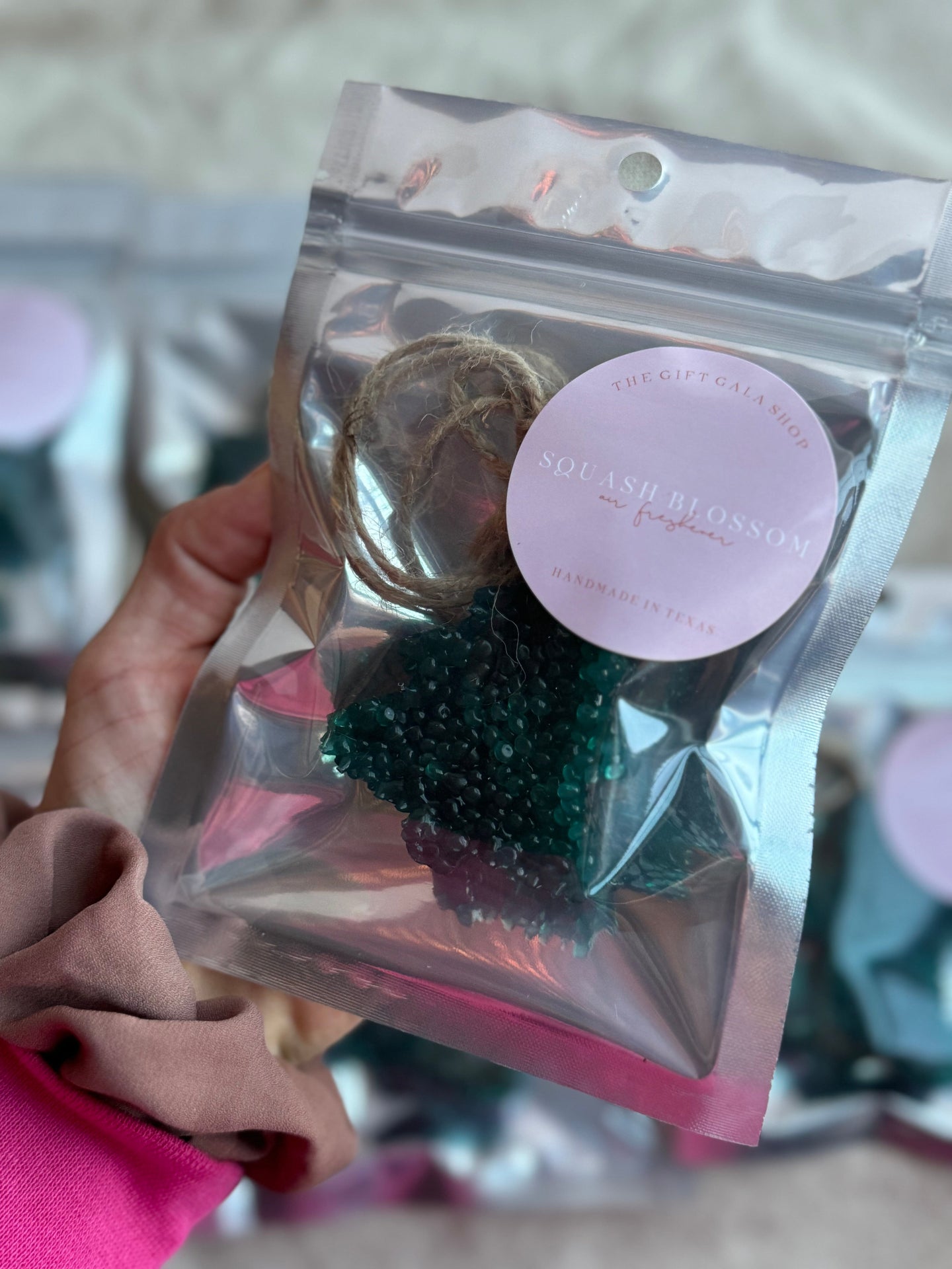 Squash Blossom Car Freshies | Air Freshener | Christmas Car Freshener The Gift Gala Shop Candle Co.
